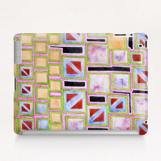 Composition out of Three Kind of Squares Tablet Case by Heidi Capitaine