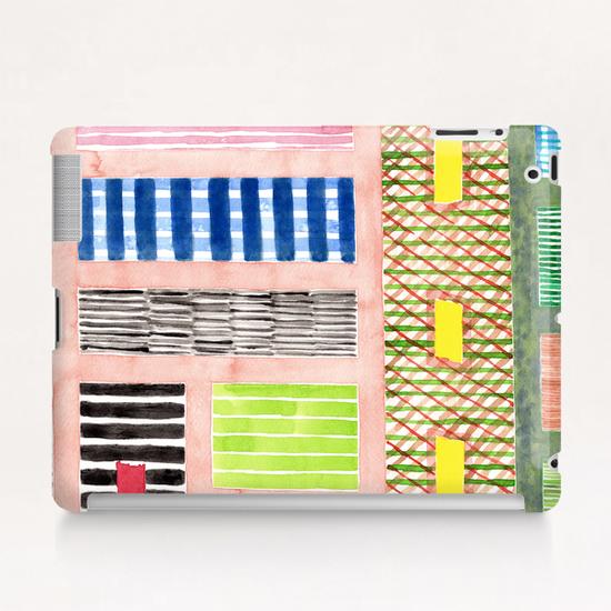 Friendly Pattern Mix On Pink  Tablet Case by Heidi Capitaine