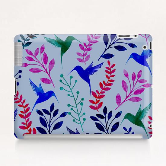 WATERCOLOR FLORAL AND BIRDS X 0.3 Tablet Case by Amir Faysal