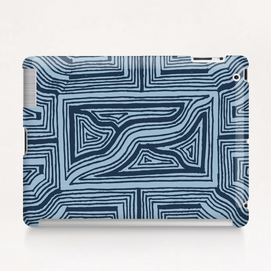 Blue Geo Tablet Case by ShinyJill