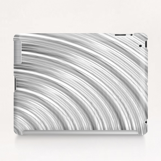 pencil drawing line pattern abstract in black and white Tablet Case by Timmy333