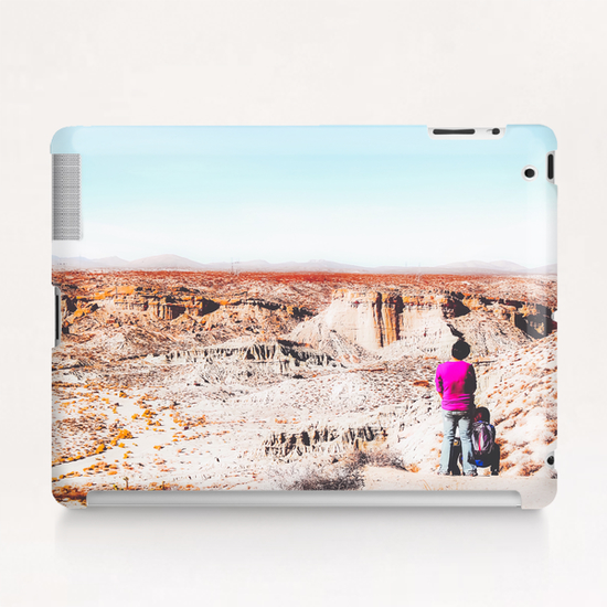 Desert with blue sky in summer in California, USA Tablet Case by Timmy333