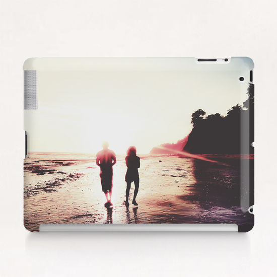 walking on the with sunset light in summer Tablet Case by Timmy333