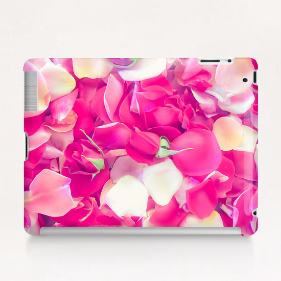 pink roses background Tablet Case by Timmy333