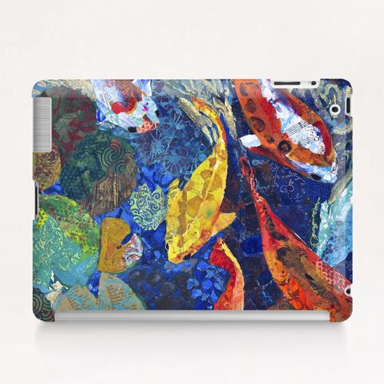 Koi Pond II Tablet Case by Elizabeth St. Hilaire