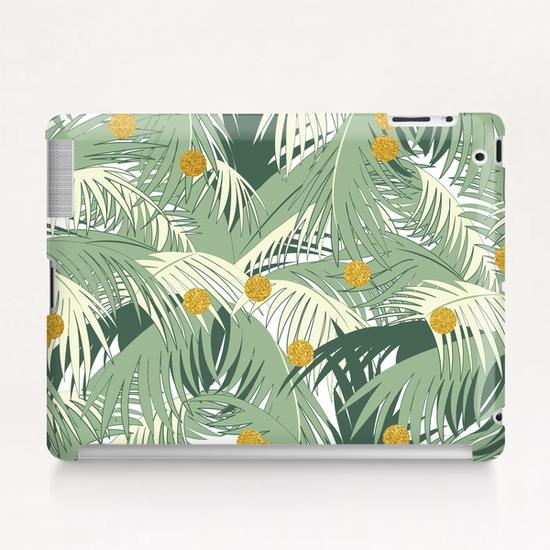 Palm and Gold Tablet Case by Uma Gokhale