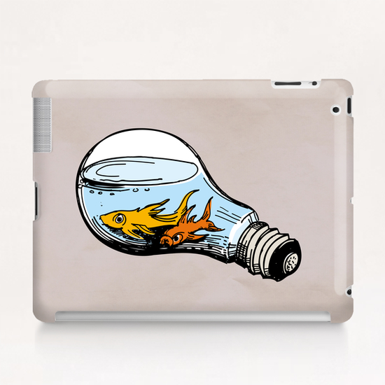 Fishes-Bulb Tablet Case by Georgio Fabrello