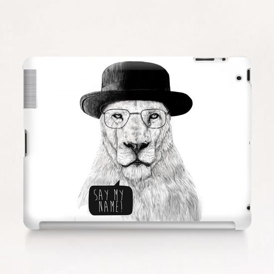 Say my name Tablet Case by Balazs Solti