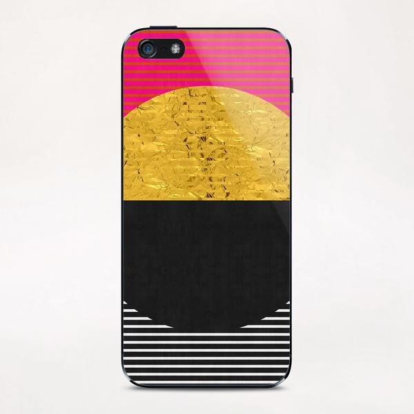 Geometric and golden art iPhone & iPod Skin by Vitor Costa