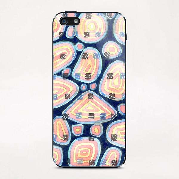 . Woven Squares and Round Shapes Pattern  iPhone & iPod Skin by Heidi Capitaine