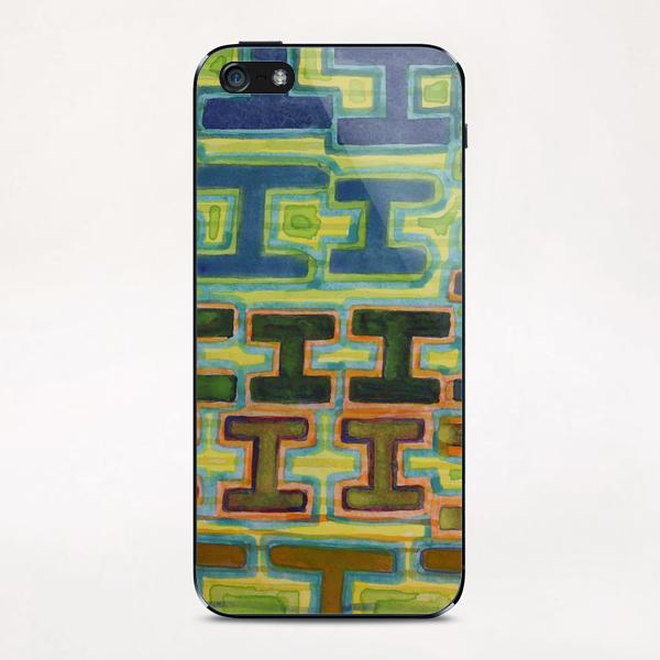 I-Beams Pattern  iPhone & iPod Skin by Heidi Capitaine