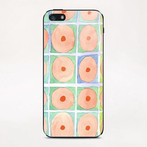 Simple Pink Circles Pattern  iPhone & iPod Skin by Heidi Capitaine