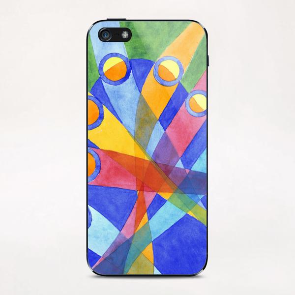 . Mingling Colored Stripes  iPhone & iPod Skin by Heidi Capitaine