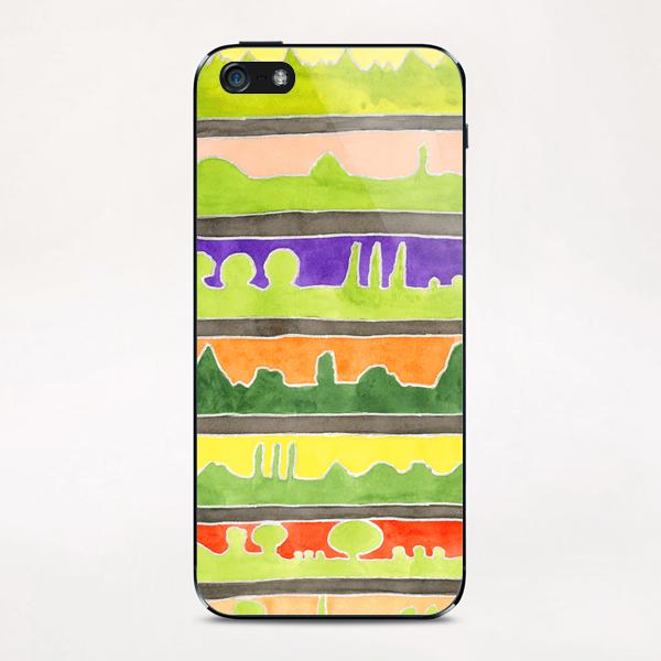 Atmospheric Landscape Silhouettes  iPhone & iPod Skin by Heidi Capitaine