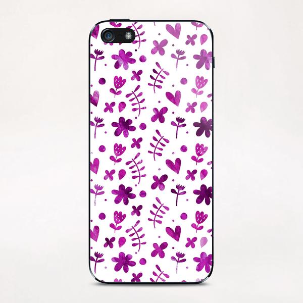 LOVELY FLORAL PATTERN iPhone & iPod Skin by Amir Faysal