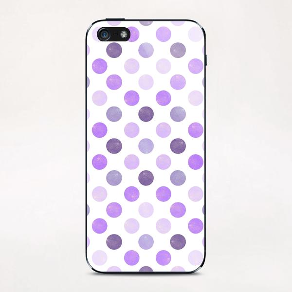 Watercolor Polka Dots  iPhone & iPod Skin by Amir Faysal