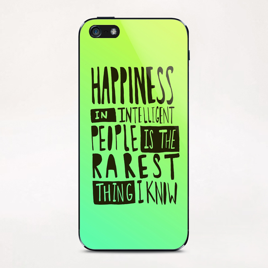 Happiness iPhone & iPod Skin by Leah Flores