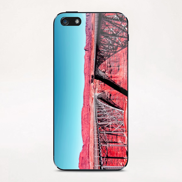 bridge in the desert with blue sky in the USA iPhone & iPod Skin by Timmy333