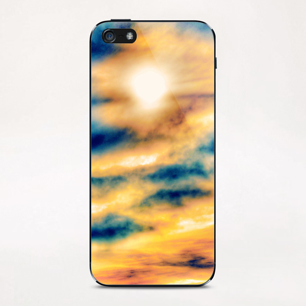 beautiful cloudy sunset sky in summer iPhone & iPod Skin by Timmy333