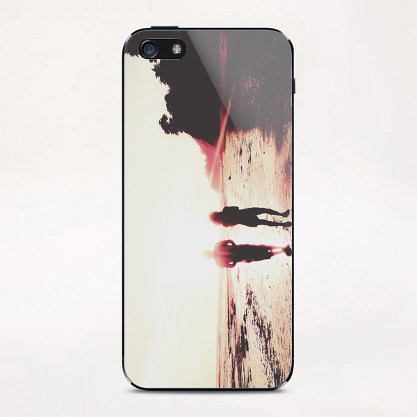 walking on the with sunset light in summer iPhone & iPod Skin by Timmy333