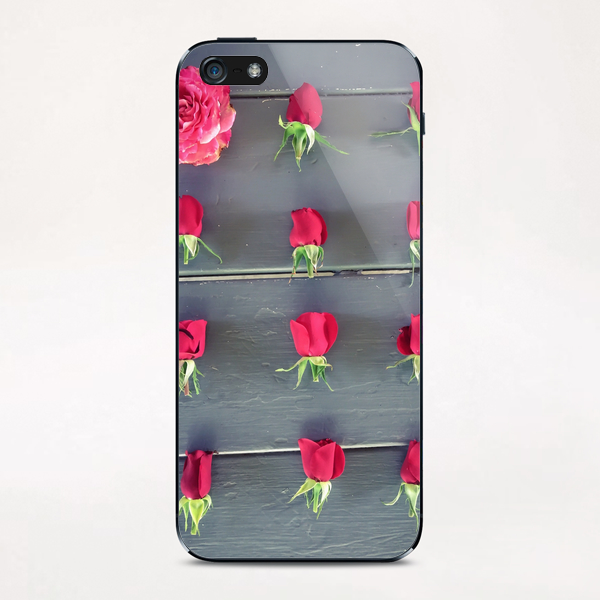 red roses and pink rose on the table iPhone & iPod Skin by Timmy333