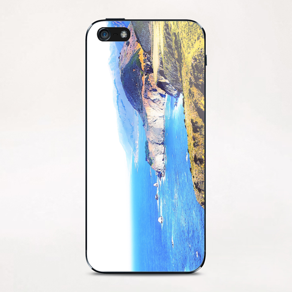 mountain with ocean view at Big Sur, Highway 1, California, USA iPhone & iPod Skin by Timmy333