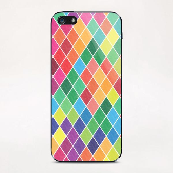 Colorful Geometric  iPhone & iPod Skin by Amir Faysal