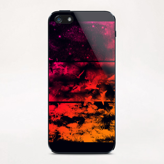 Across The Atmosphere iPhone & iPod Skin by Tobias Fonseca