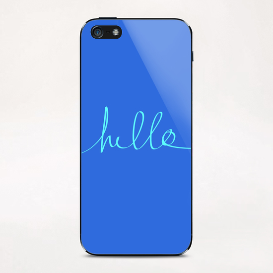 Hello iPhone & iPod Skin by Leah Flores