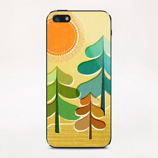 Golden Days iPhone & iPod Skin by Jenny Tiffany