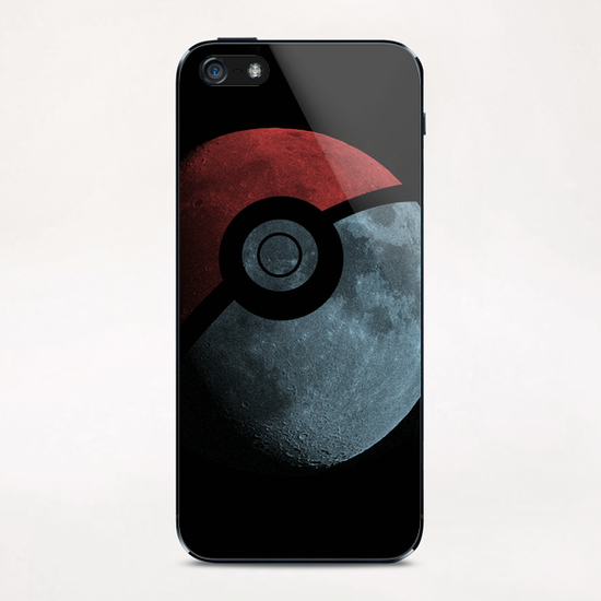 Poke Moon iPhone & iPod Skin by Tobias Fonseca