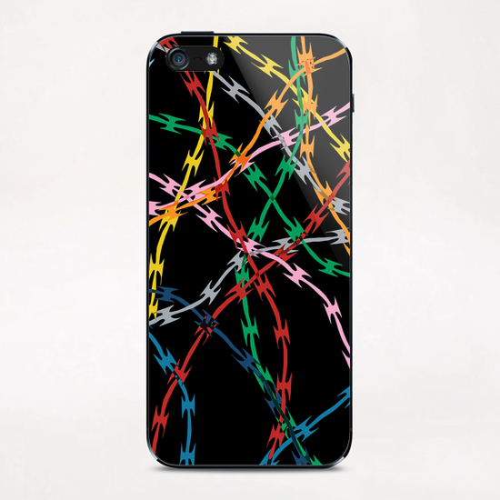 Trapped on Black iPhone & iPod Skin by Emeline Tate