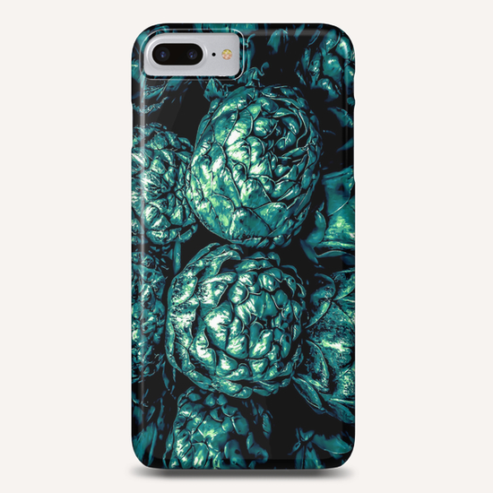 closeup green artichoke texture background Phone Case by Timmy333