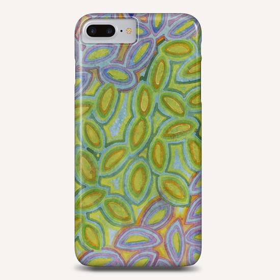 Diagonal Leaves Pattern Phone Case by Heidi Capitaine