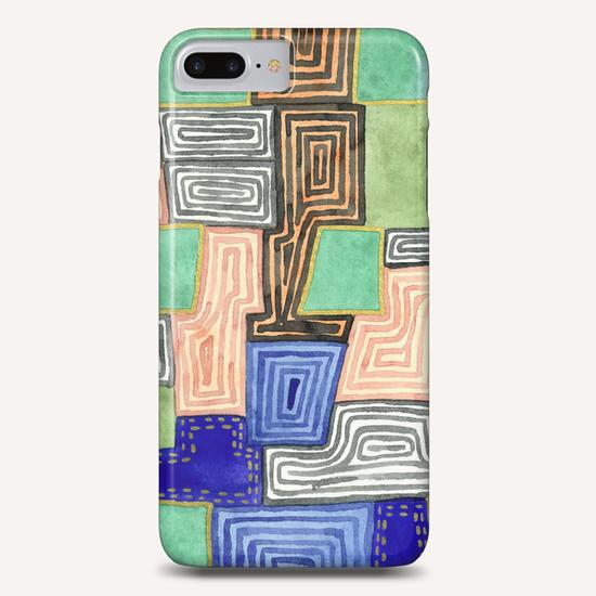 Complex Pattern with Golden Lines Phone Case by Heidi Capitaine