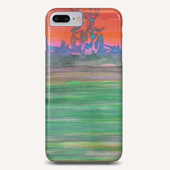 Landscape with Striped Field  Phone Case by Heidi Capitaine