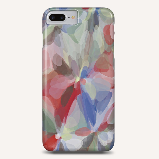 circle pattern abstract background in red blue green brown Phone Case by Timmy333