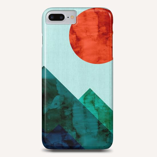 Watercolor landscape geometrica II Phone Case by Vitor Costa