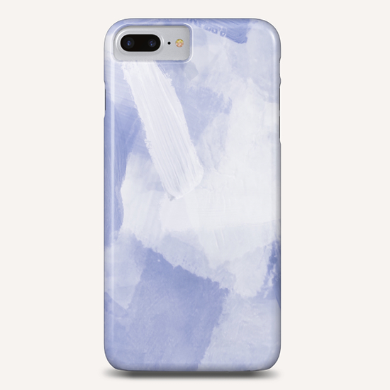 brush painting texture abstract background in grey Phone Case by Timmy333