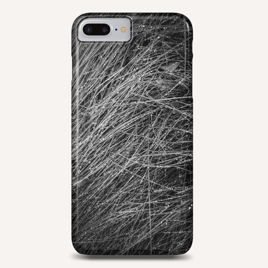 grass texture in black and white Phone Case by Timmy333