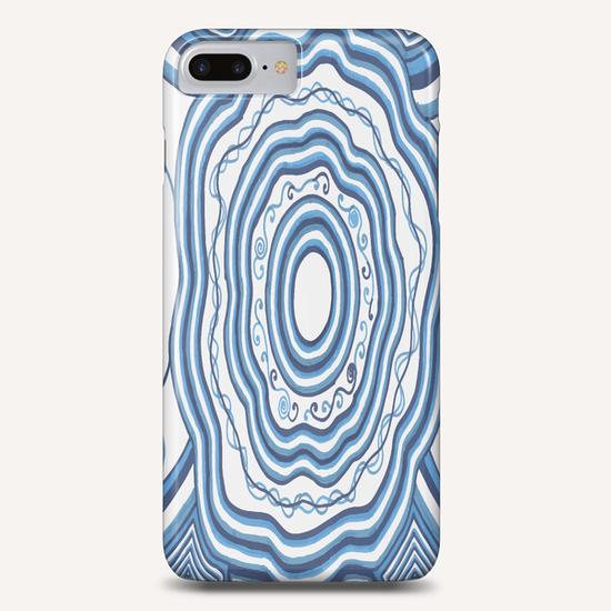 Blue Flower Mandala Phone Case by ShinyJill