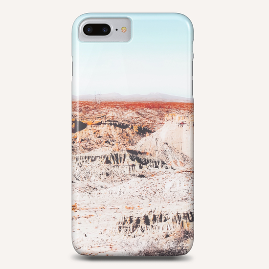 Desert with blue sky in summer in California, USA Phone Case by Timmy333