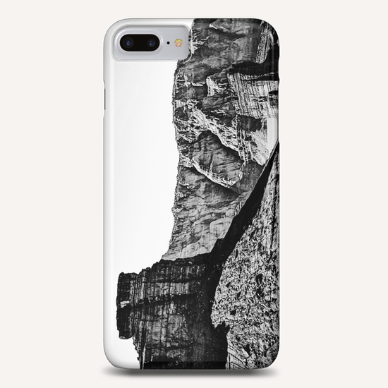 rocky mountain in Utah, USA in black and white Phone Case by Timmy333