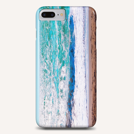 sandy beach with blue water and blue sky in summer Phone Case by Timmy333