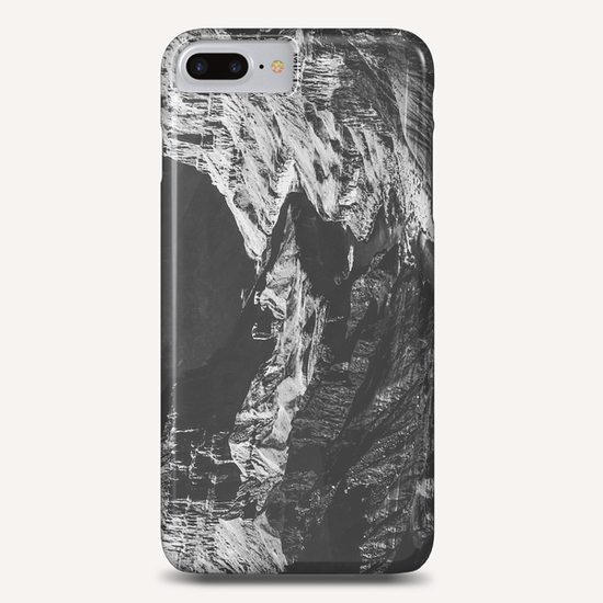 texture of the desert at Grand Canyon national park, USA in black and white Phone Case by Timmy333