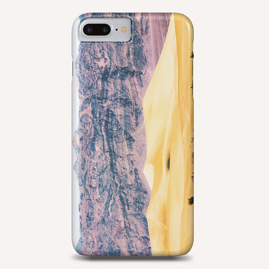 sand desert with mountain background at Death Valley national park, USA Phone Case by Timmy333