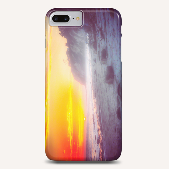 California summer beach sunset with beautiful cloudy sky Phone Case by Timmy333