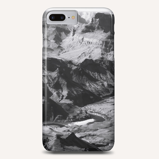 Desert at Grand Canyon national park, USA in black and white Phone Case by Timmy333