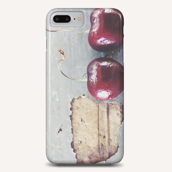 fresh cherry on the wooden table Phone Case by Timmy333