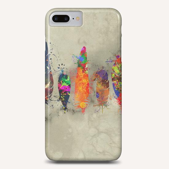 Painted feathers Phone Case by Alexandre Ibáñez